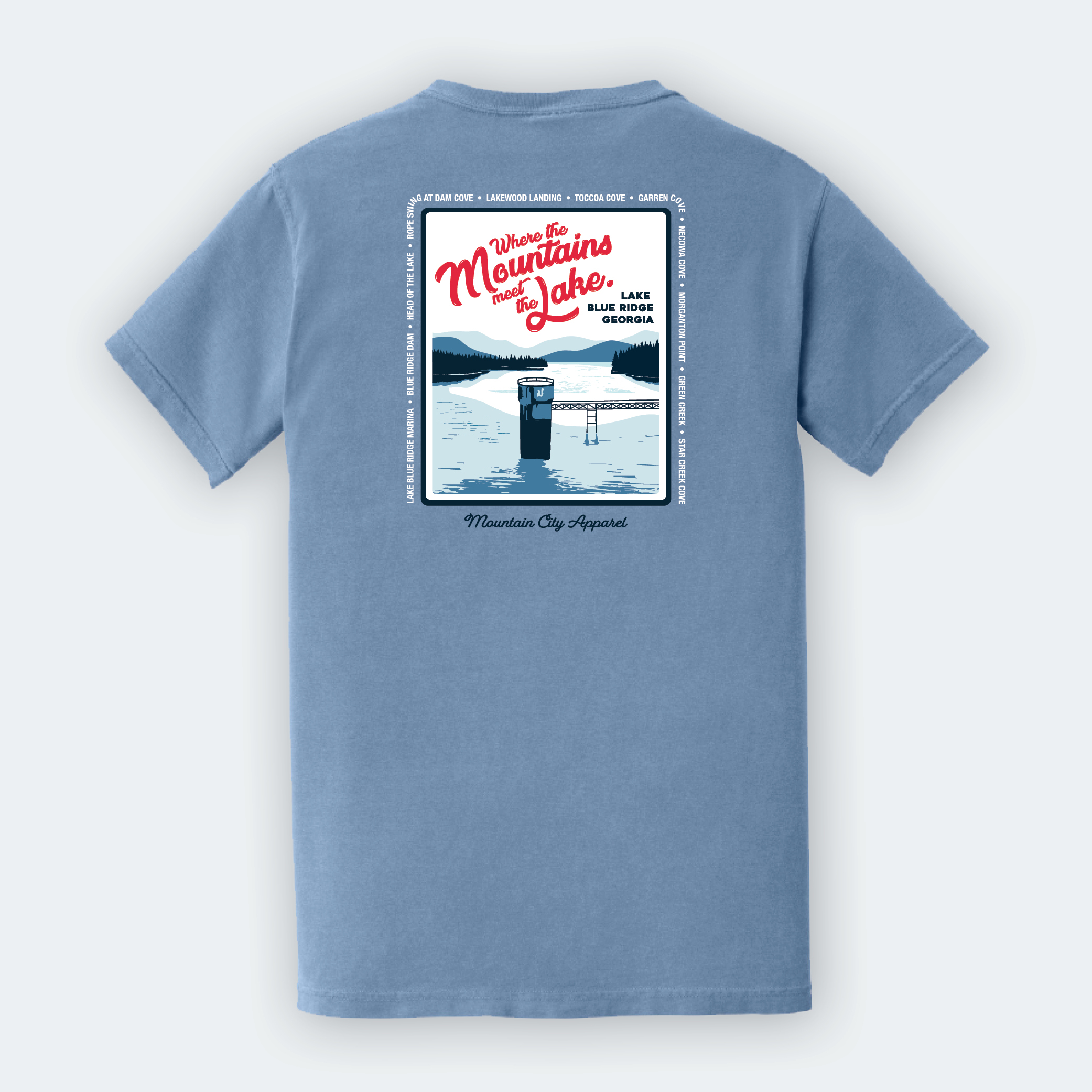 Mountain Waters Lake Blue Ridge T-Shirt